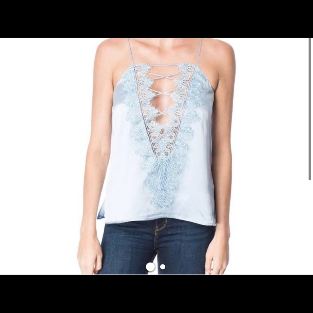 COPY - Cami NYC Charlie Charmeuse Powder Blue Sil…
